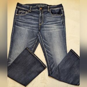 American Eagle Outfitters, Super Stretch Kick Boot Jeans, Size 18